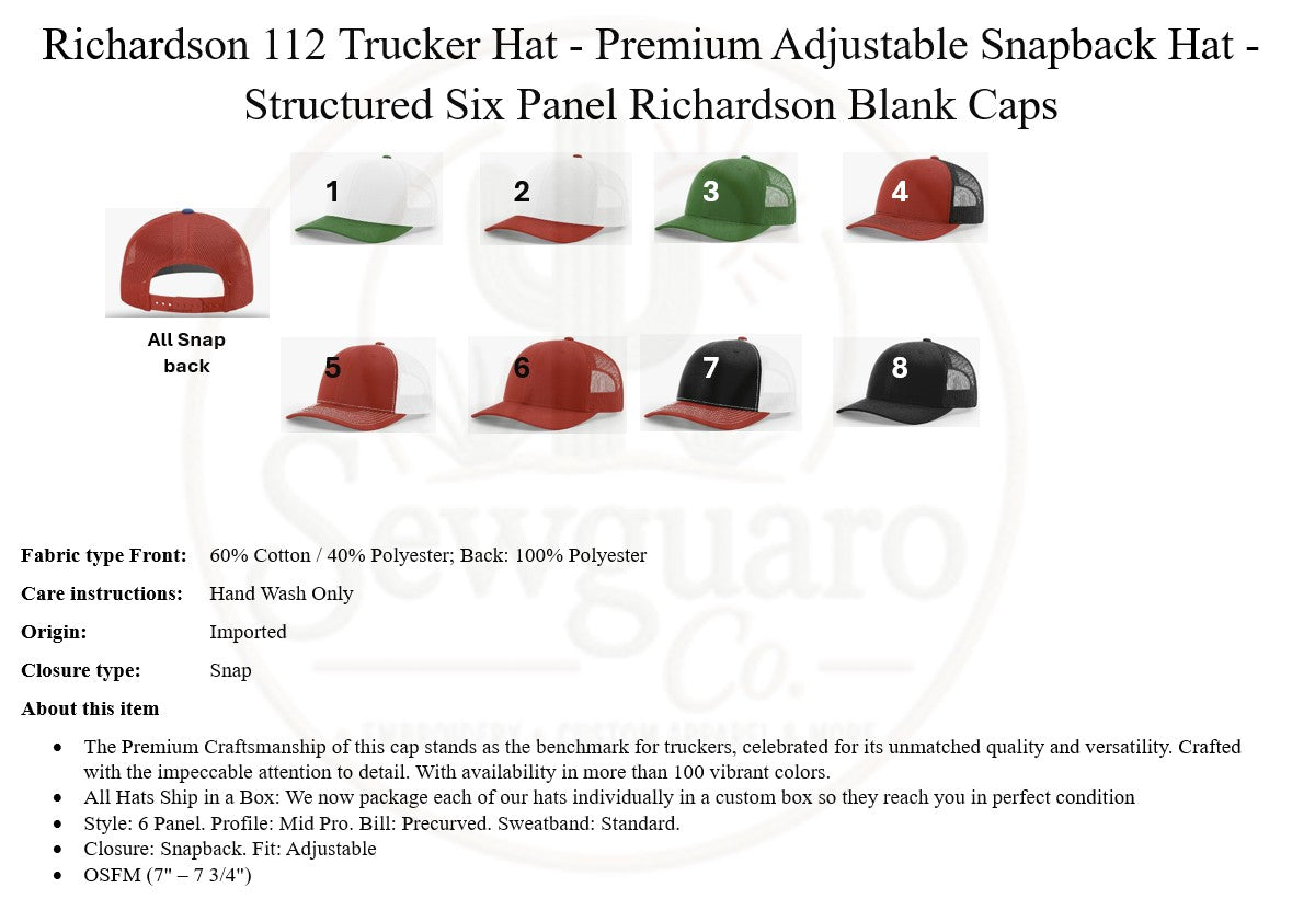 Mexico Tricolor Letter M Logo Embroidered on a Baseball Cap