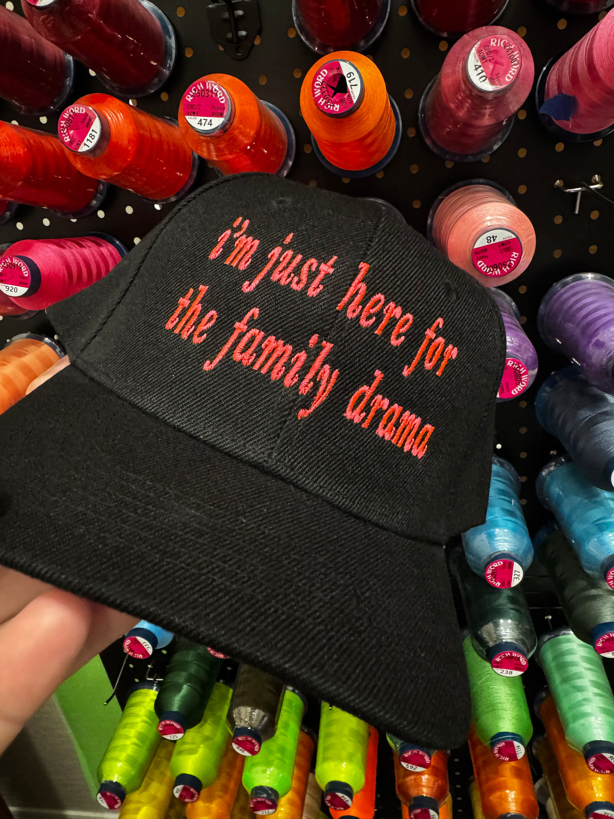I'm Just Here for the Family Drama Hat