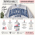 Custom Gingham Appliqué