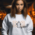 Boo B*tch Embroidered Ghost Sweatshirt